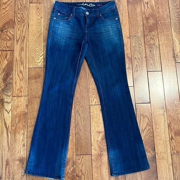 INC Denim Boot Leg Regular Fit Slight Flare Jeans - Picture 1 of 5